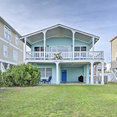 Pet-Friendly Second Row House Steps To Beach! Villa Holden Beach Exterior foto