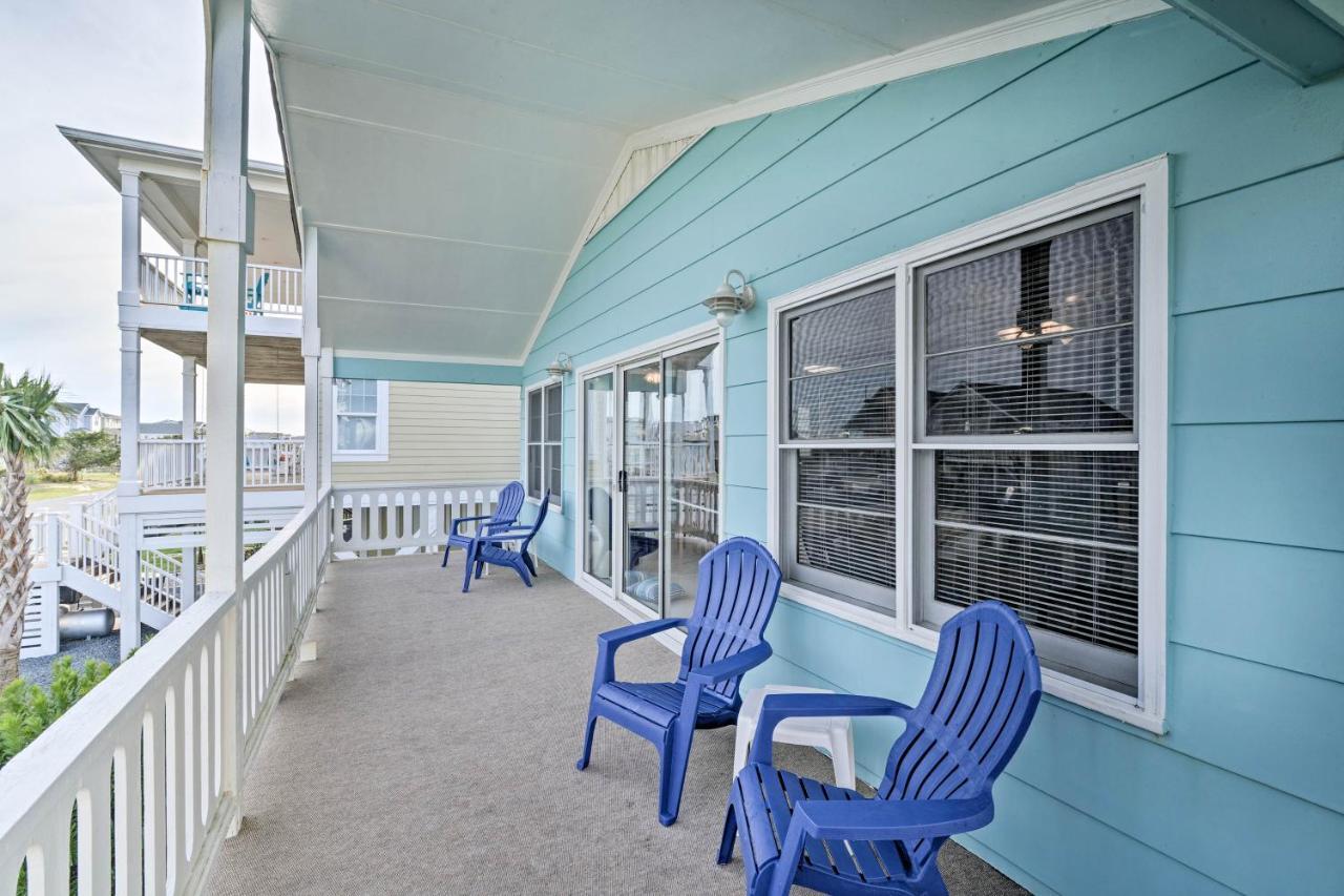 Pet-Friendly Second Row House Steps To Beach! Villa Holden Beach Exterior foto