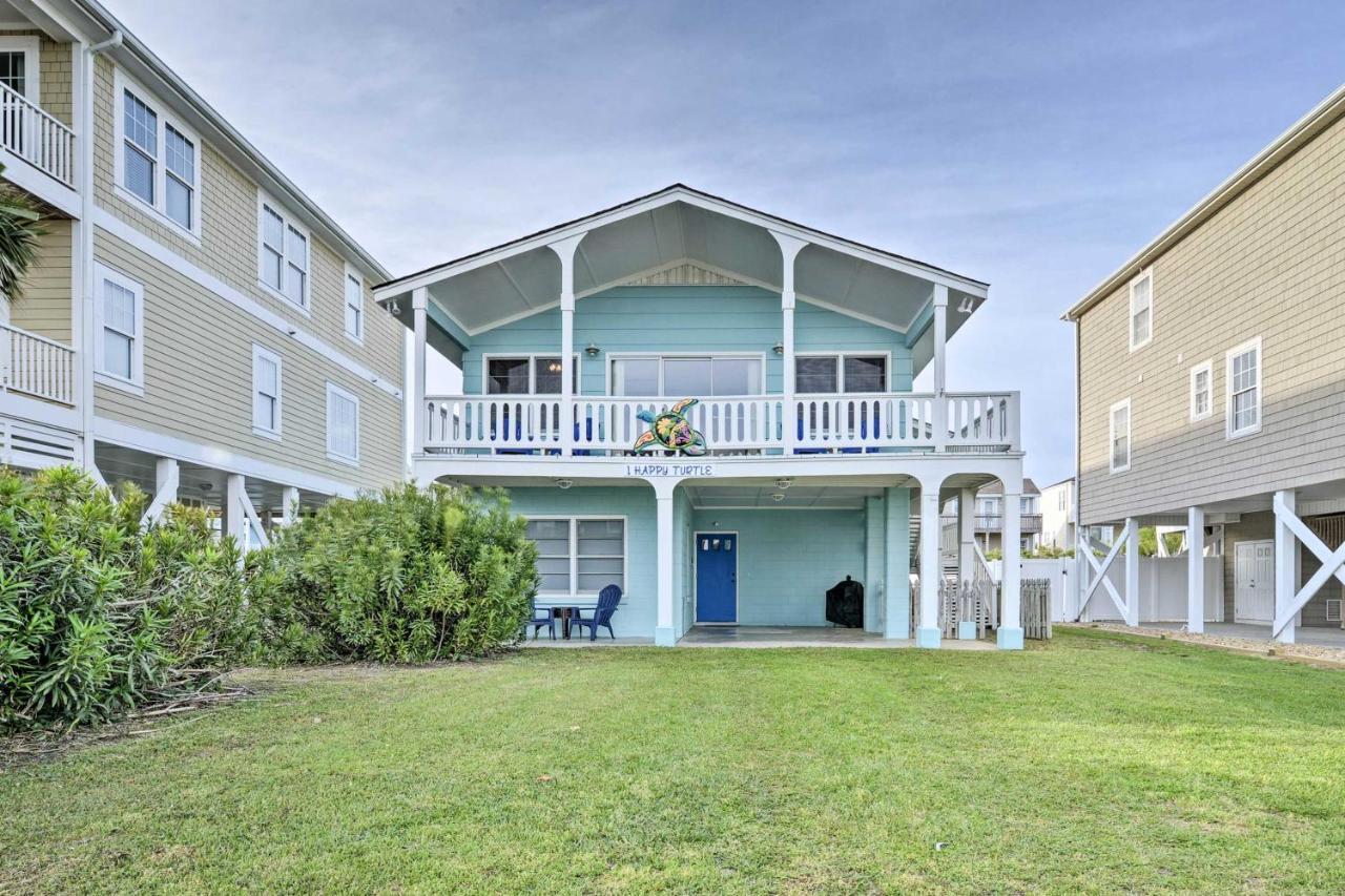 Pet-Friendly Second Row House Steps To Beach! Villa Holden Beach Exterior foto