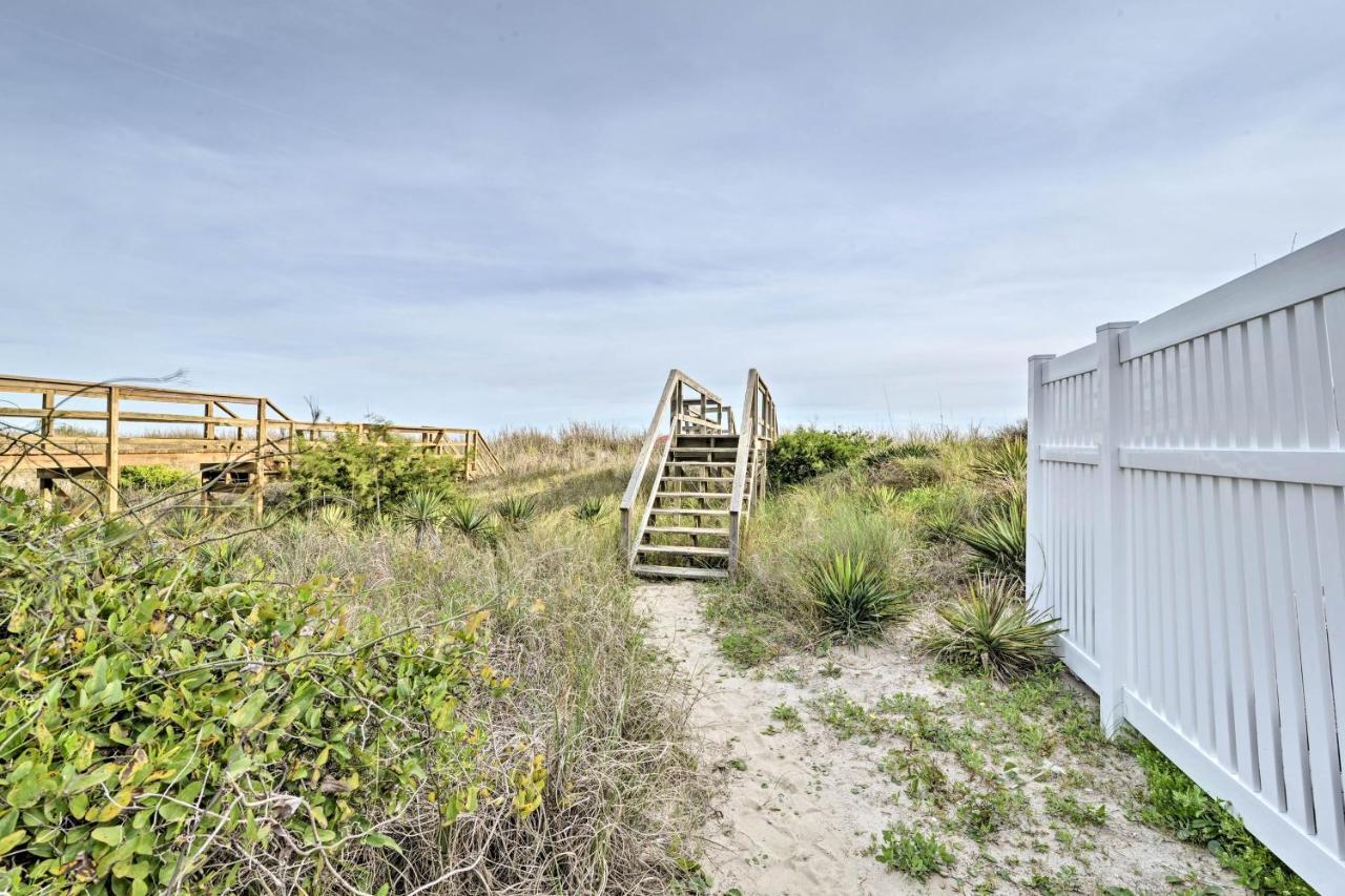 Pet-Friendly Second Row House Steps To Beach! Villa Holden Beach Exterior foto