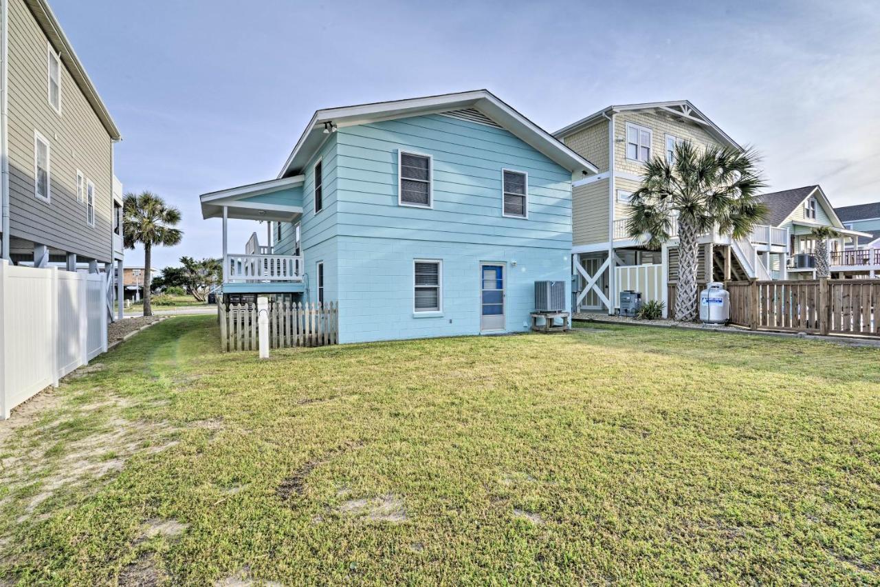 Pet-Friendly Second Row House Steps To Beach! Villa Holden Beach Exterior foto